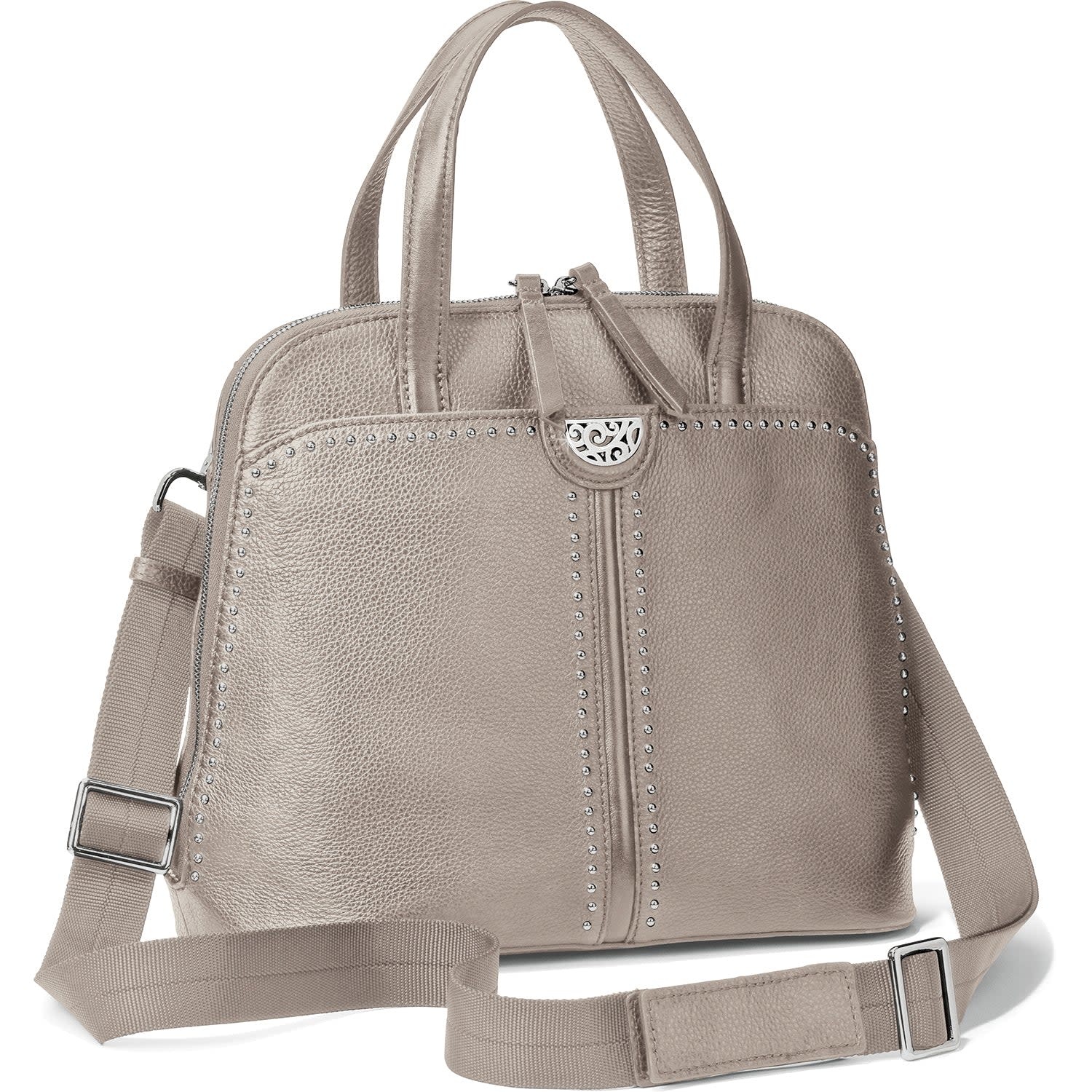 Brighton Miles Backpack Purse Zinc 
