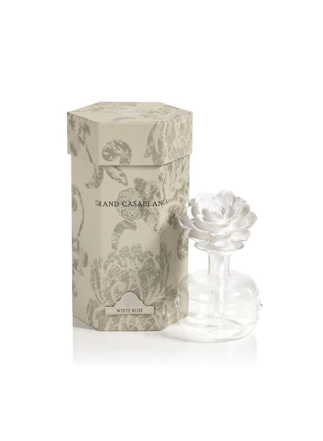 Grand Casablanca Porcelain Diffuser - White Rose