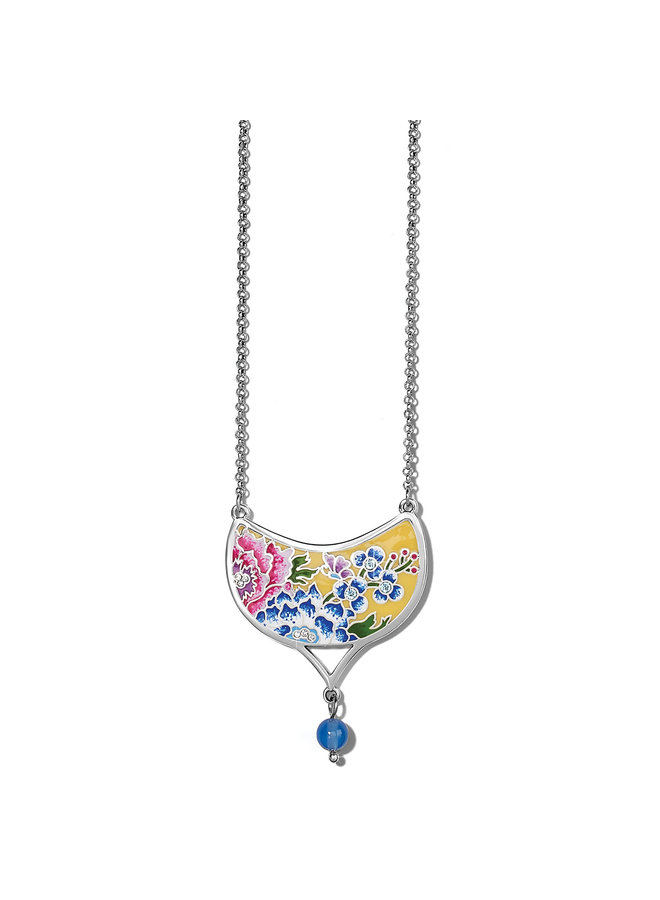 Blossom Hill Garden Drop Necklace - Silver-Multi, OS