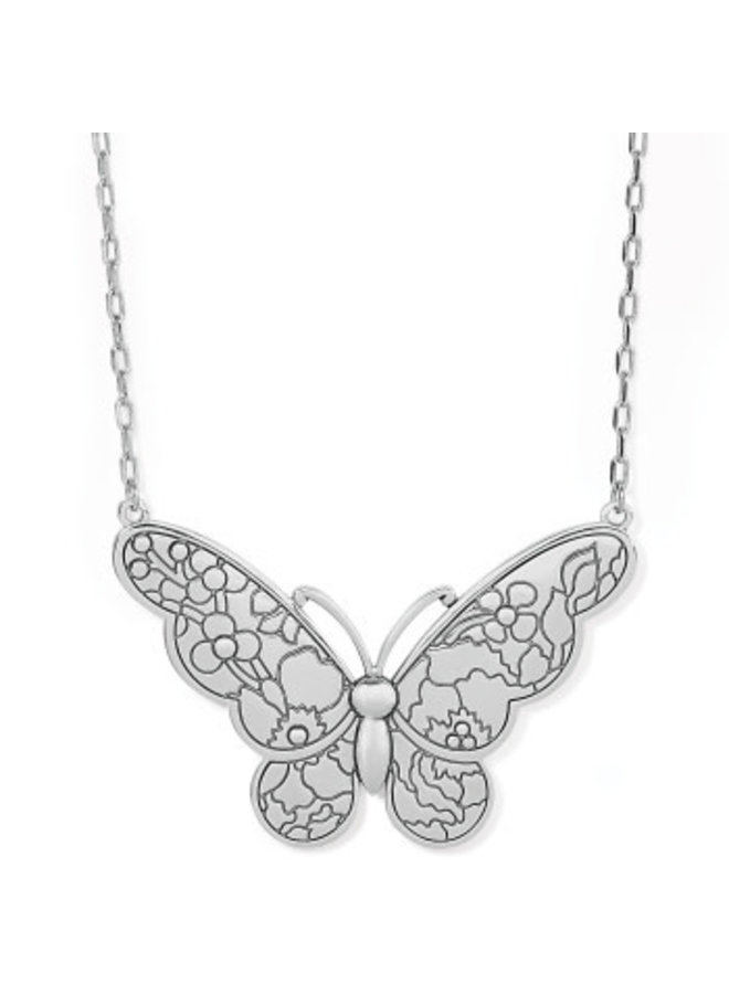 Blossom Hill Garden Butterfly Necklace