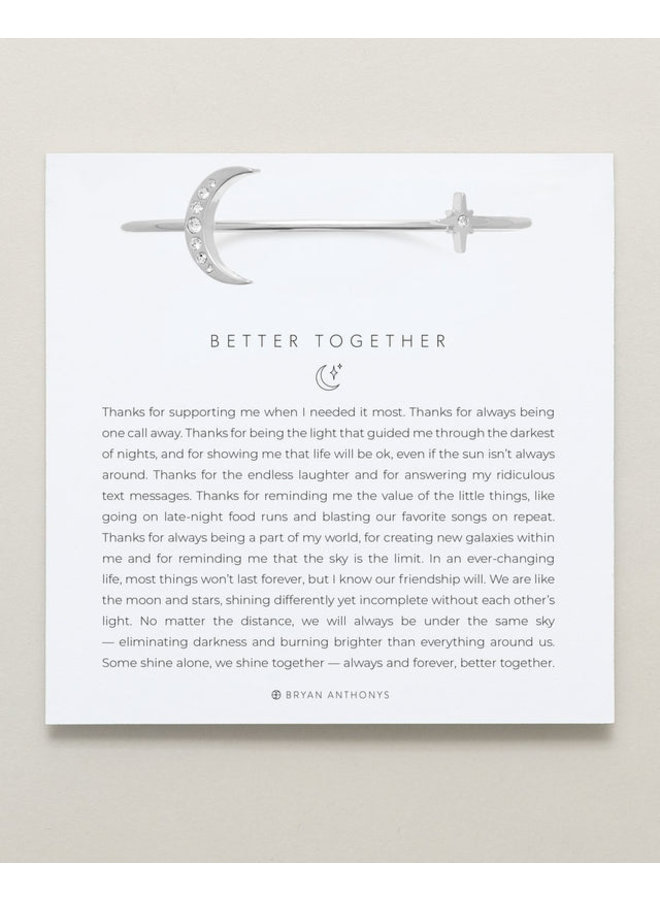 Better Together Cuff - Silver