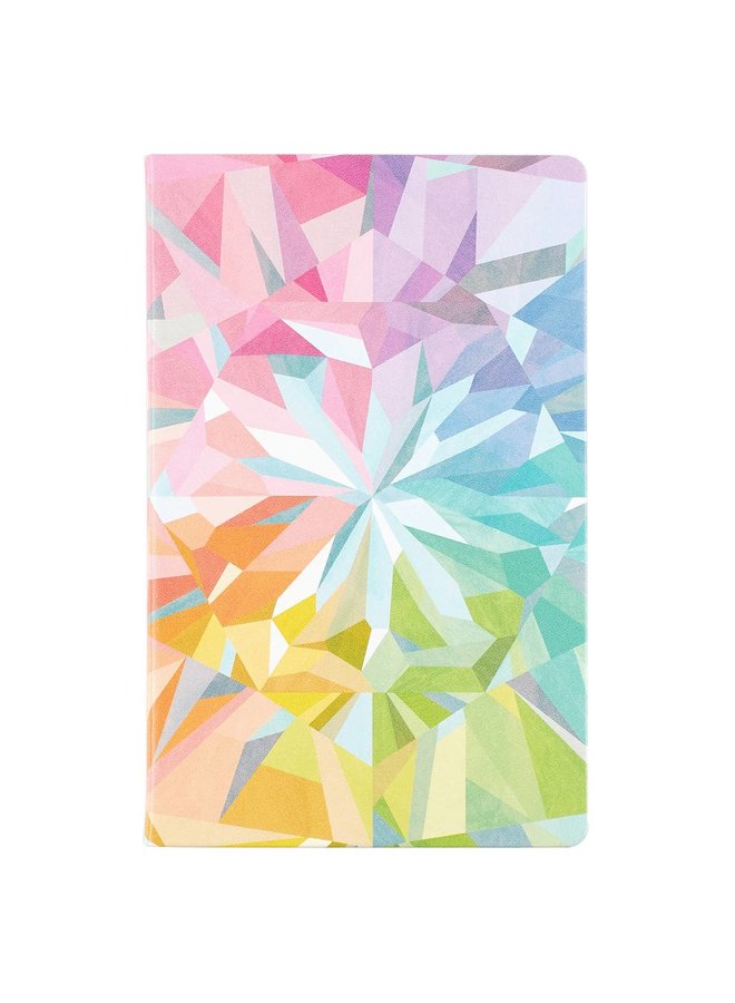 5x8 SOFTBOUND NOTEBOOK - COLORFUL KALEIDOSCOPE, LINED