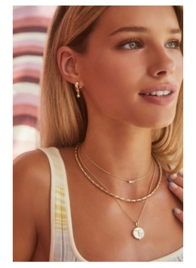 Kendra Scott Letter K Disc Pendant 