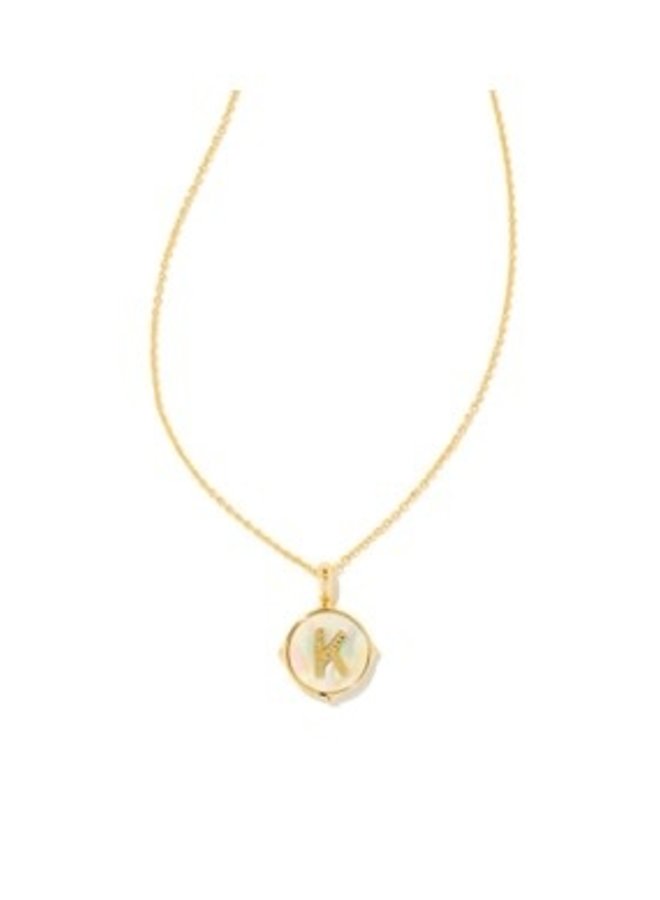 Kendra Scott Letter K Disc Pendant 