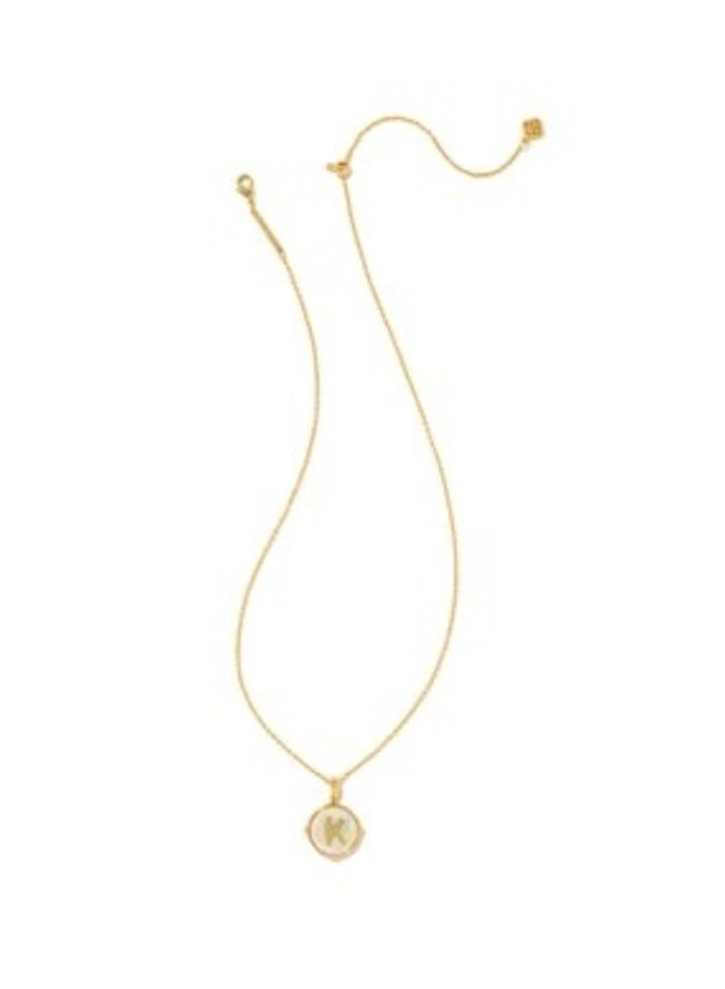 Kendra Scott Letter K Disc Pendant 