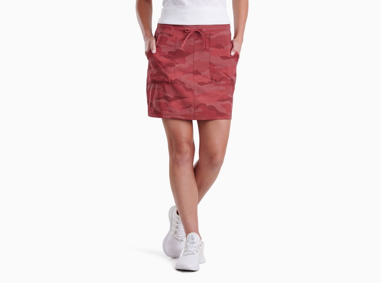 Kuhl Dark Dahlia Print Vantage Skort - Eclections Boutique