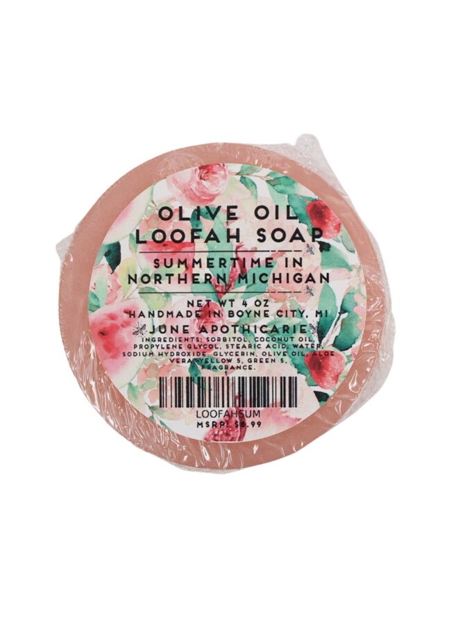 SUMMERTIME IN NORTHERN MICHIGAN LOOFAH SOAP