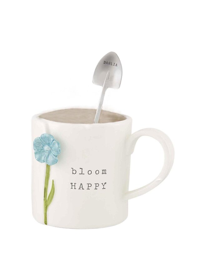 Mud Pie Mug Seeds Marker Set, Bloom