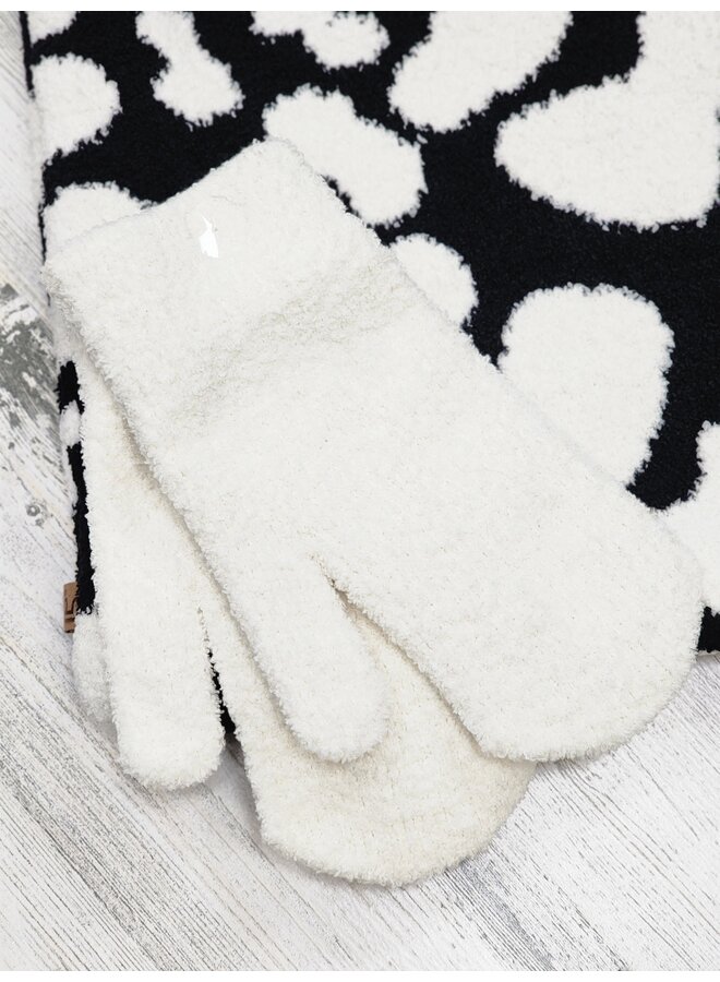 Cozy Chic Tote Bag & Mitten Set Eclections Boutique