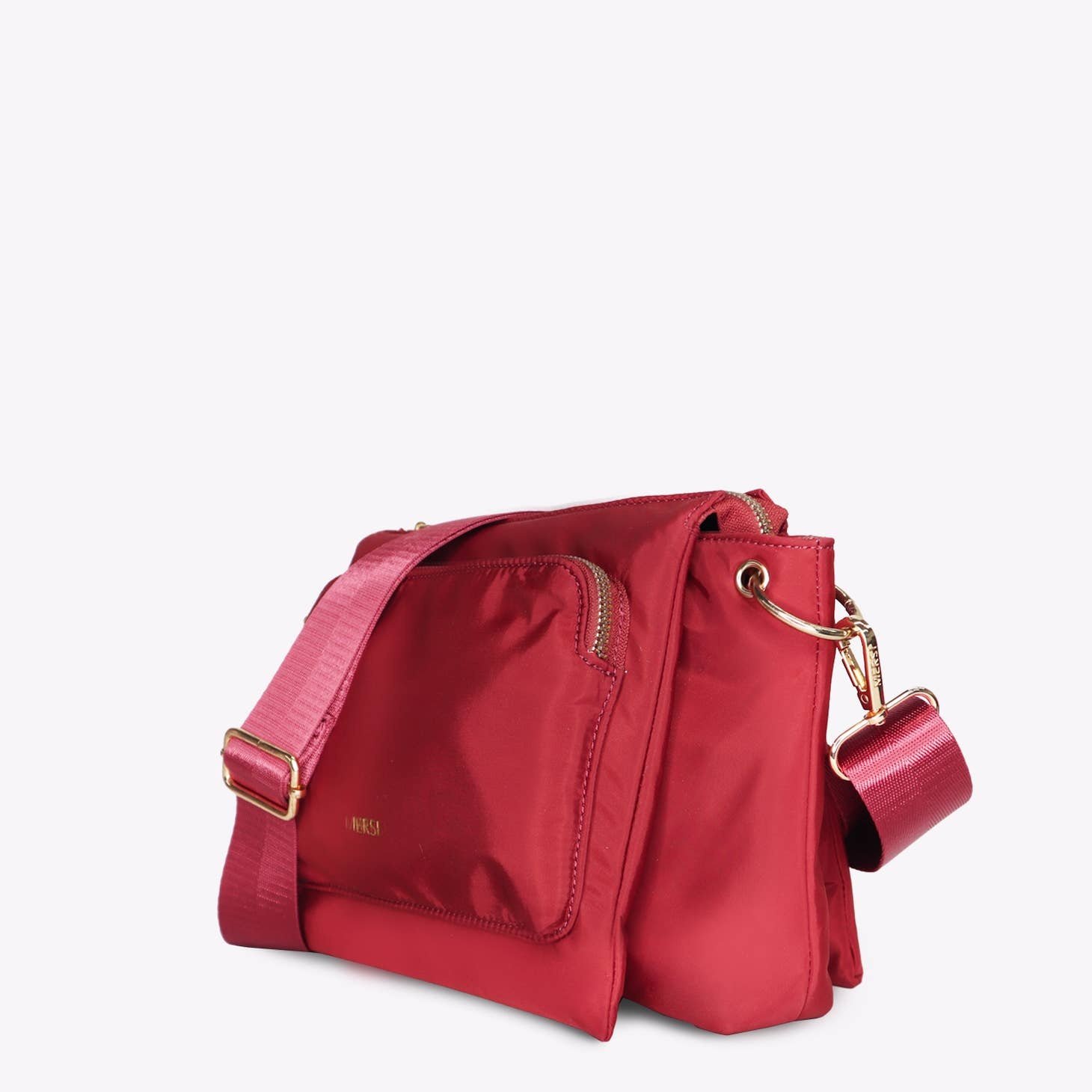 MERSI Erin Nylon Crossbody - Red