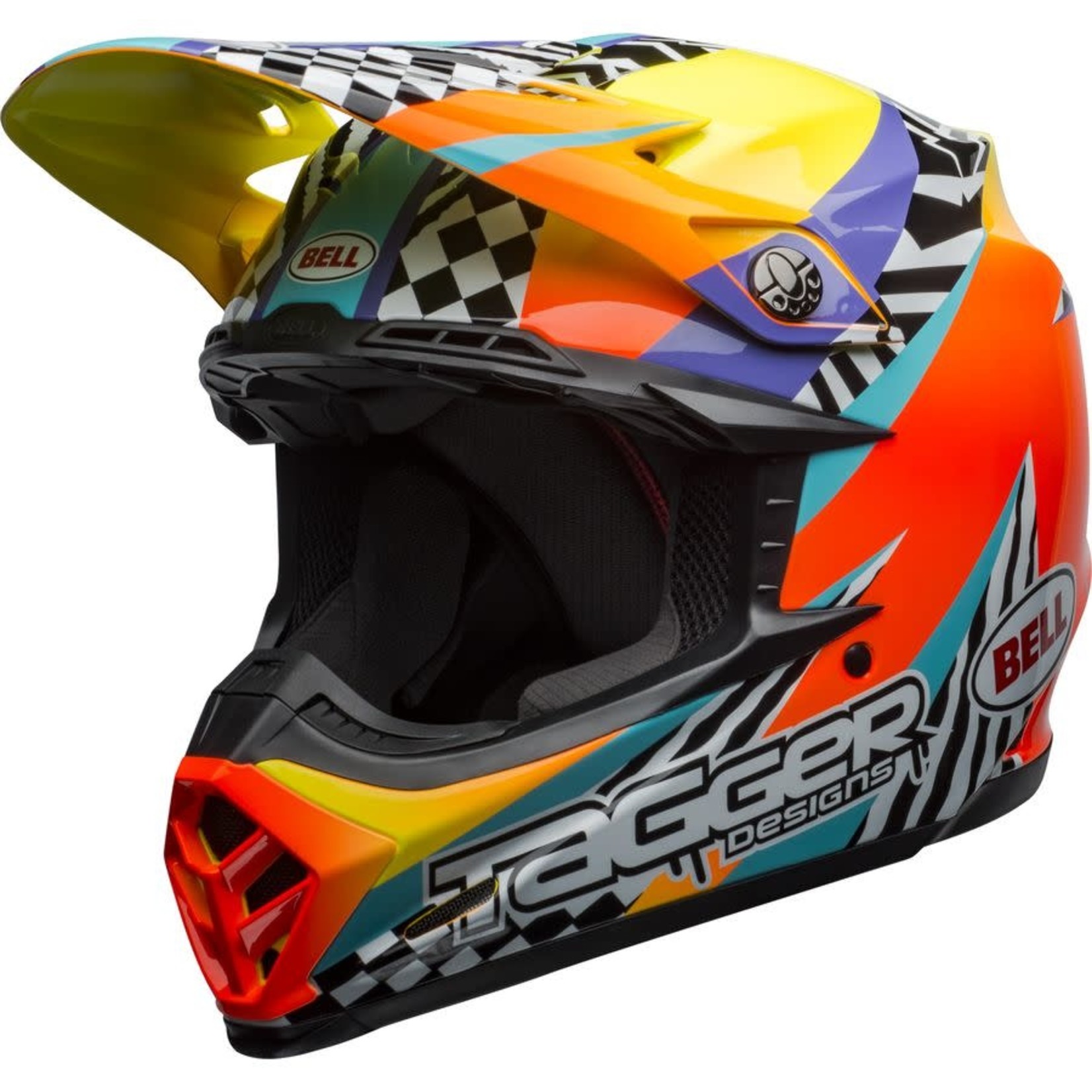 BELL Moto-9 Mips Tagger Breakout Gloss Orange/Yellow XXL