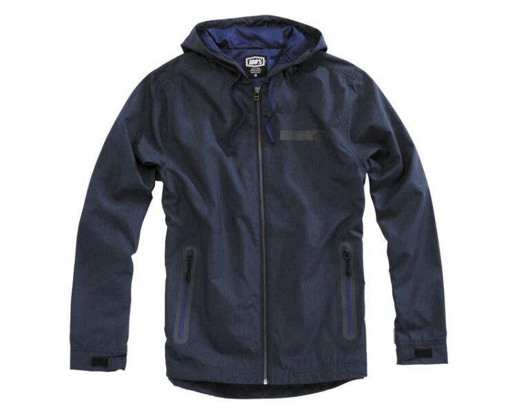 100% 100% STORBI Lightweight Jacket w/ Lining, Navy