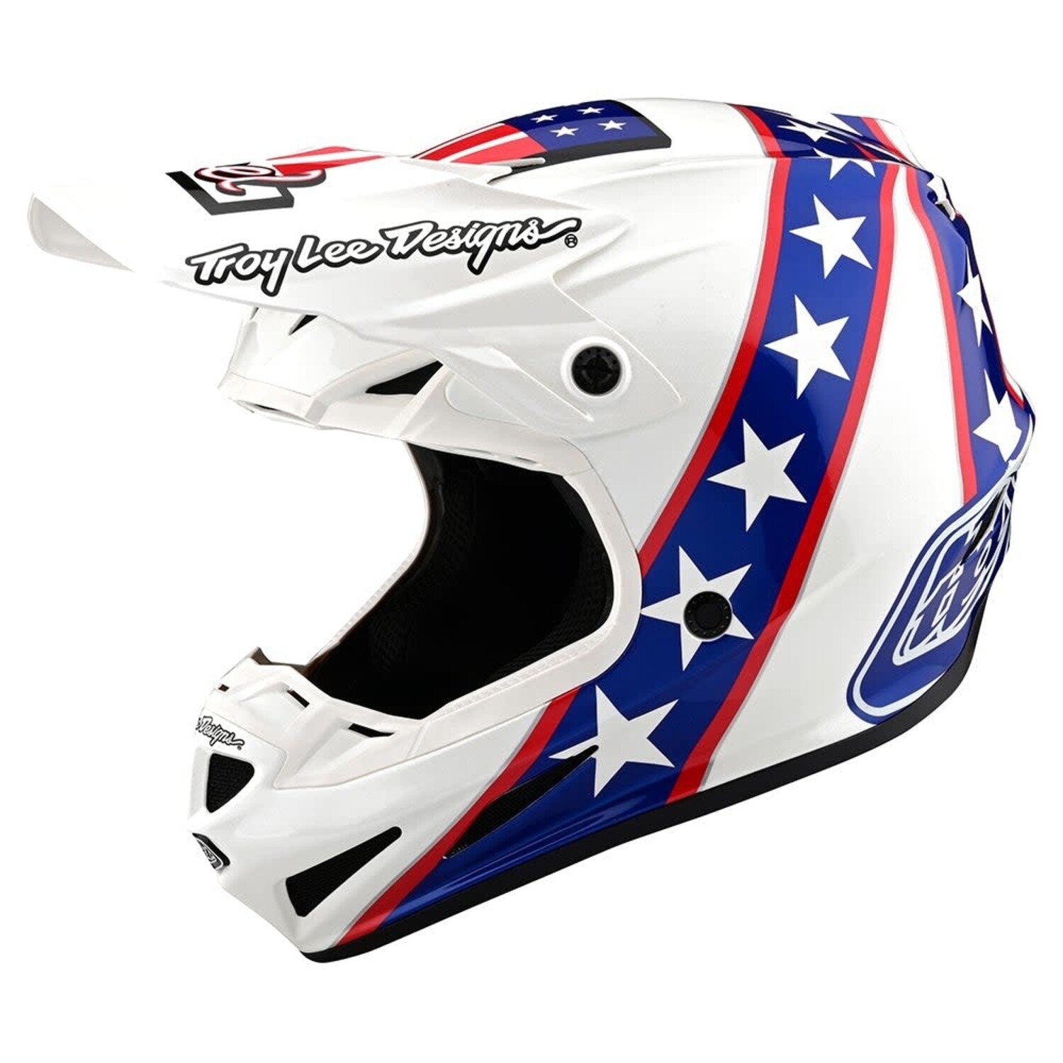 TROY LEE DESIGNS TLD SE4 COMPOSITE EVEL WHITE/BLUE - MXTIRE