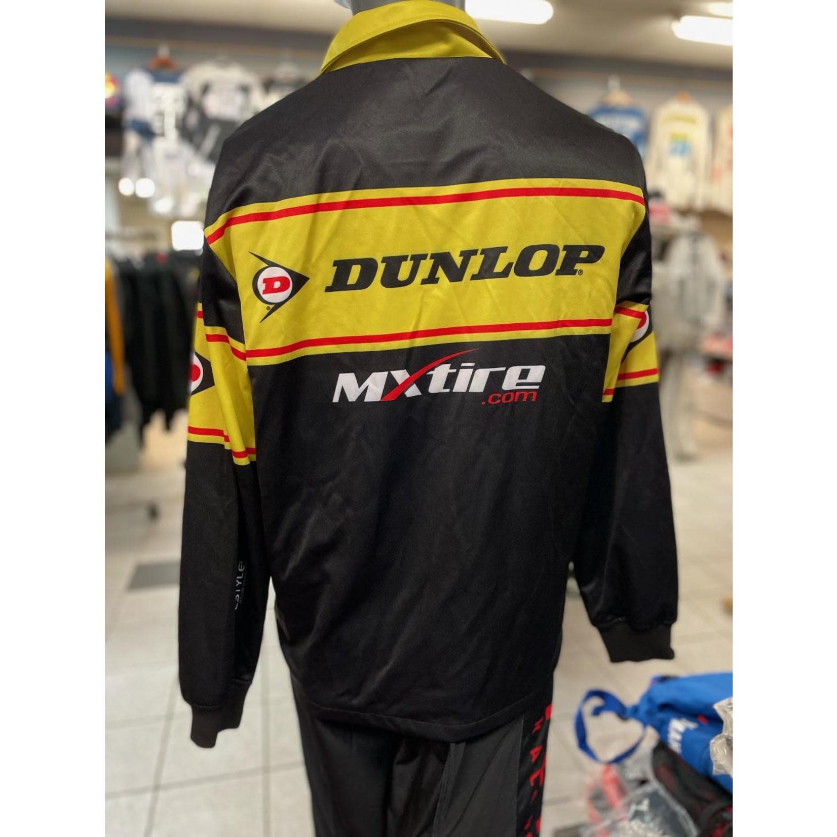 MXTIRE.COM MXTire Dunlop Zip Up Hoodie Black/Yellow