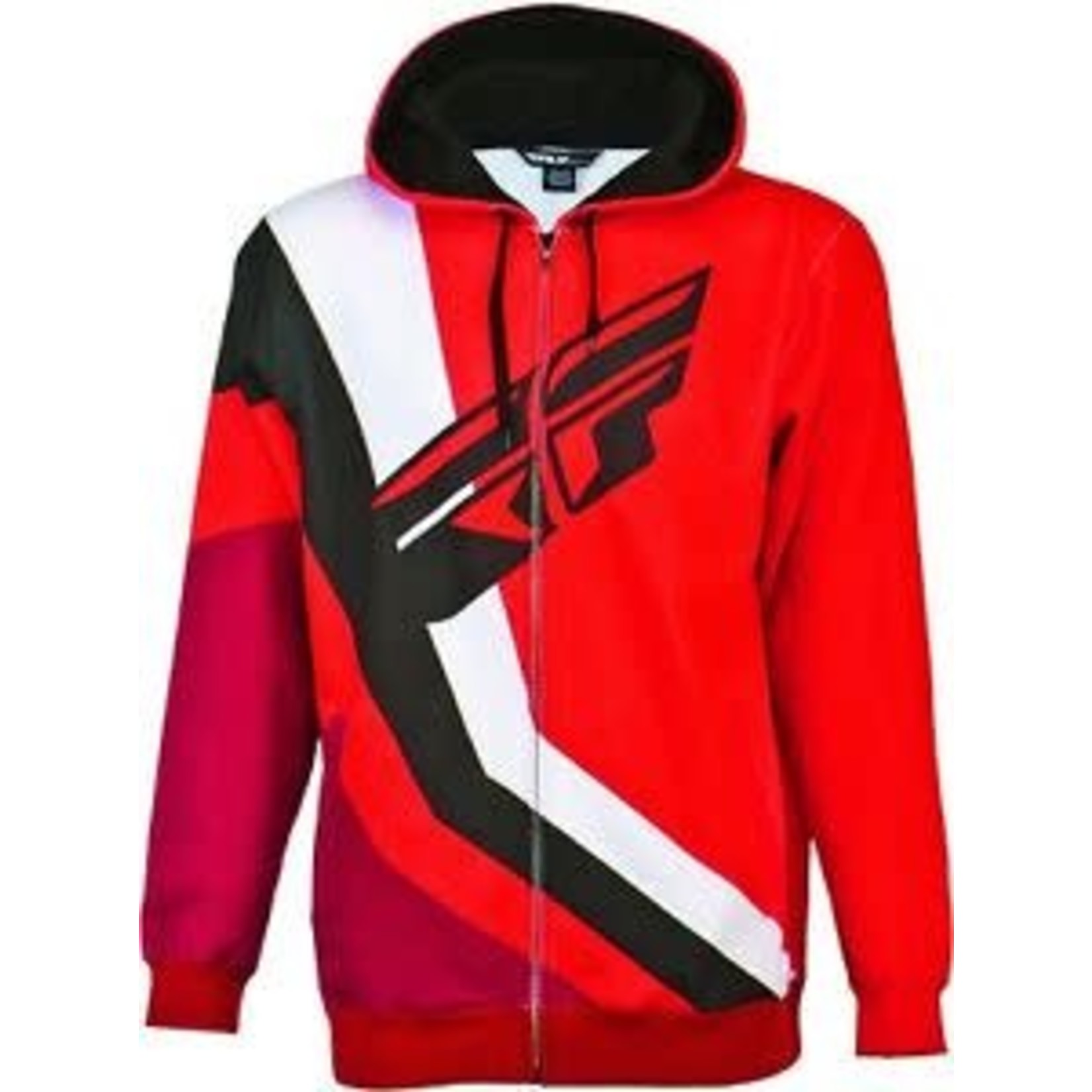 FLY RACING Fly Retro Hoody, Red