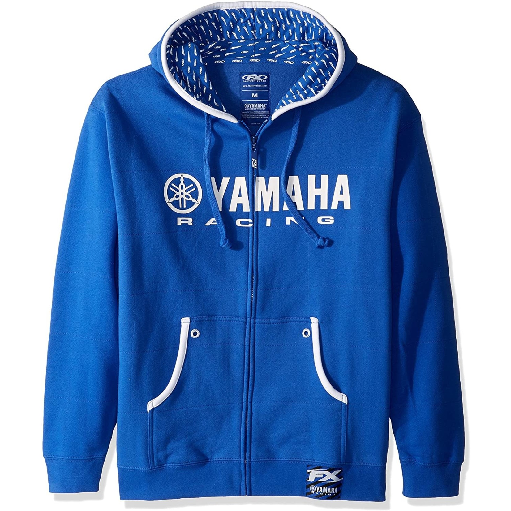 YAMAHA Yamaha Racing Hooded Zip Up, Blue