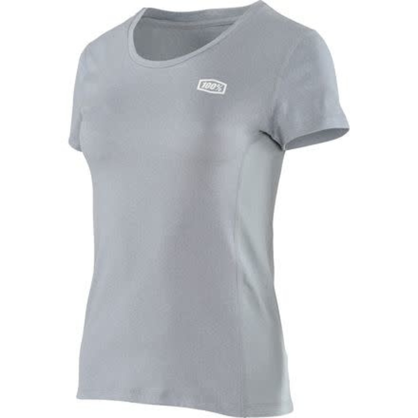 100% Women's Sprint Tech Tee, Silver Heather