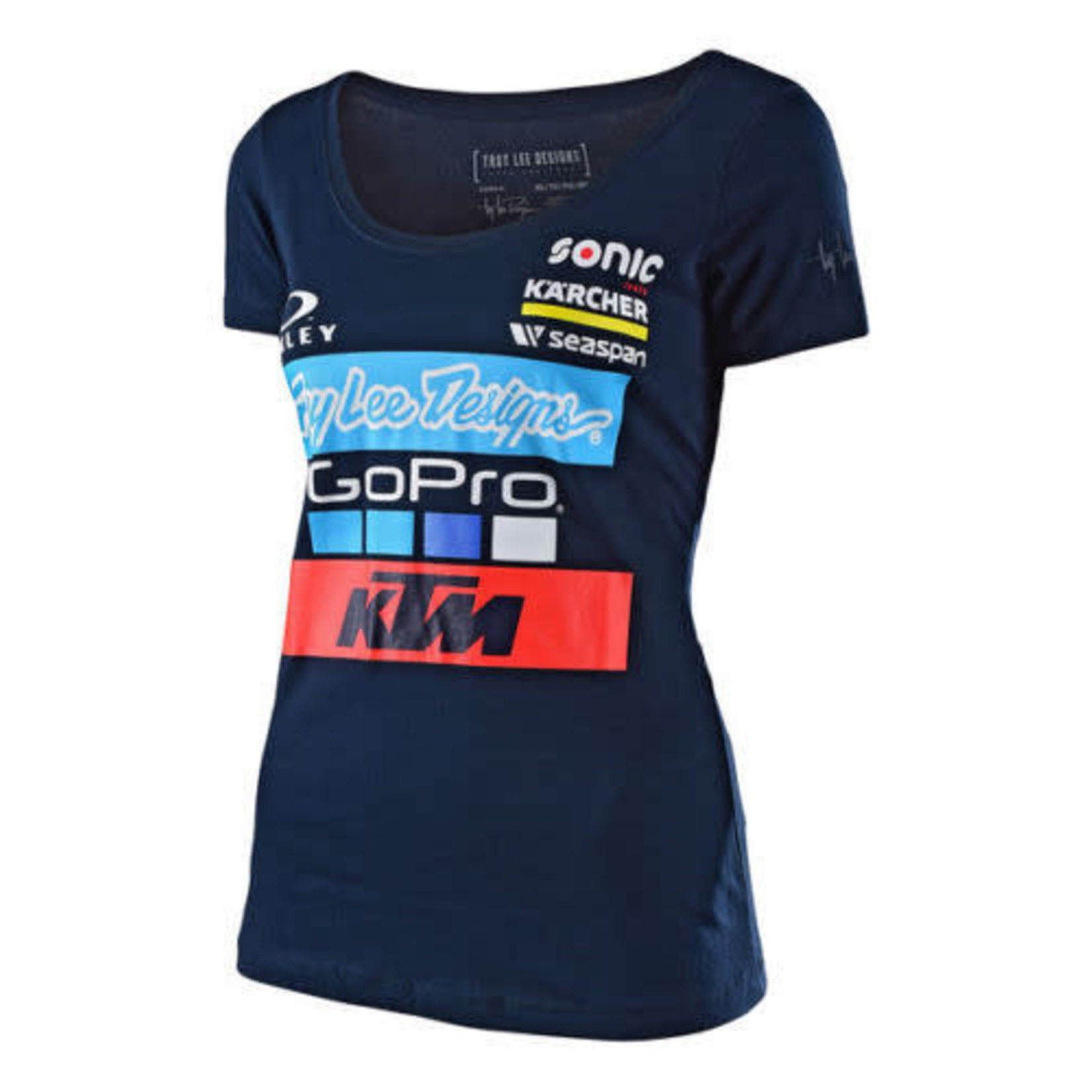 TROY LEE DESIGNS TLD KTM Women's Team LIC Tee, Navy