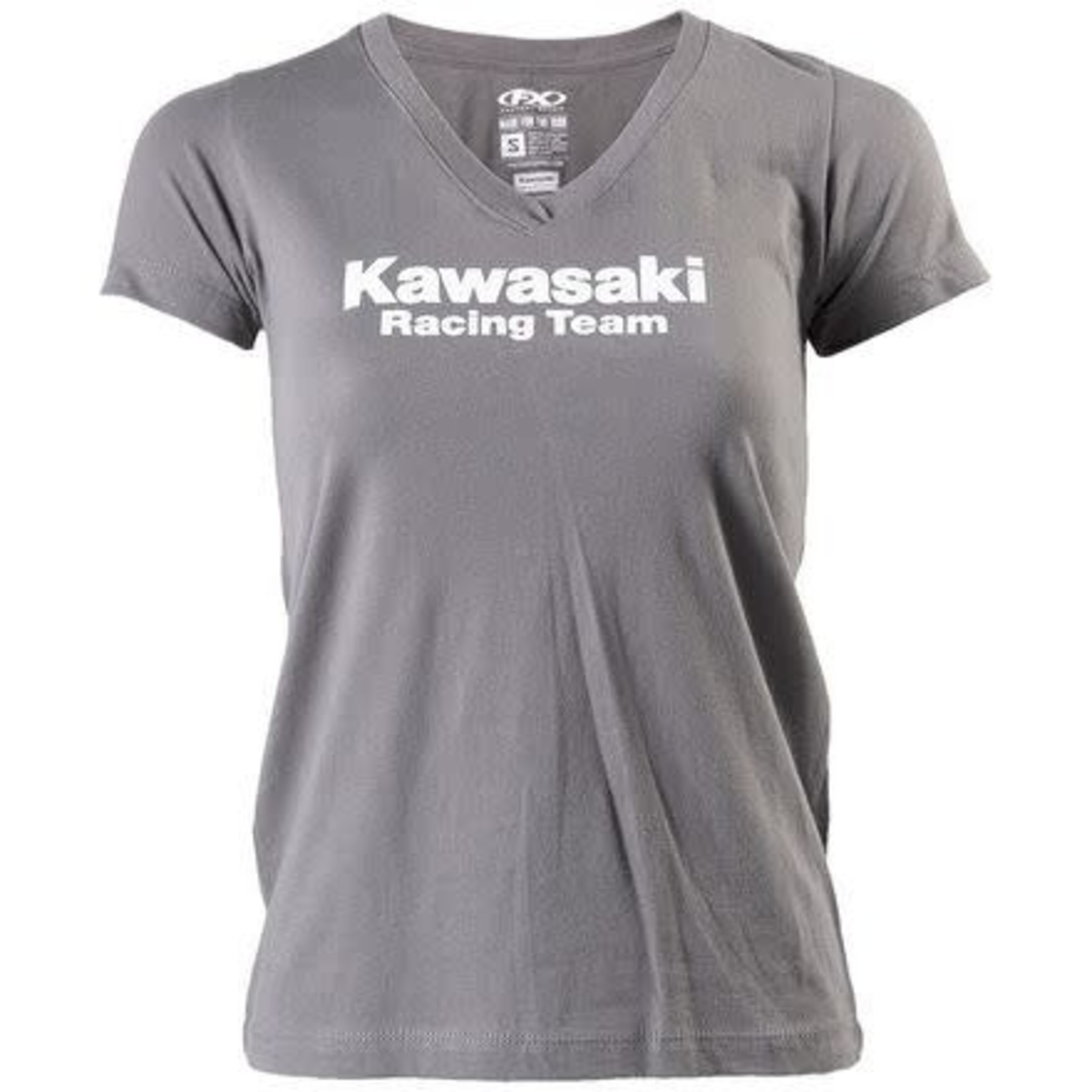 KAWASAKI Kawasaki Racing Women's T-Shirt, Charcoal M