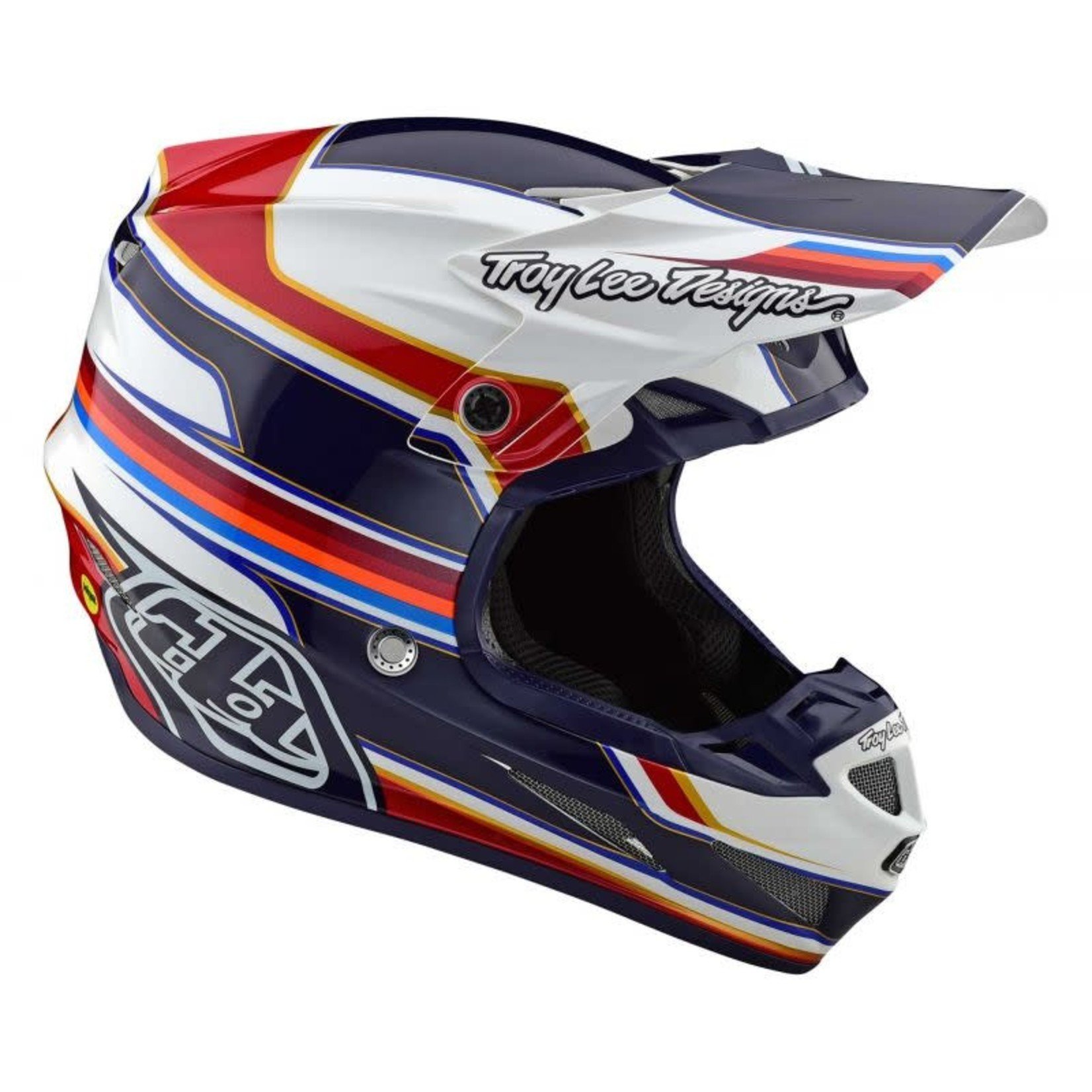 TROY LEE DESIGNS SE4 COMPOSITE SPEED WHITE/RED