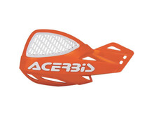 ACERBIS UNIKO VENTED HANDGUARDS ORANGE/WHITE
