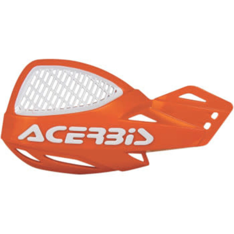 ACERBIS UNIKO VENTED HANDGUARDS ORANGE/WHITE