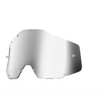 100% RACECRAFT/ACCURI/STRATA Replacement Lens Silver Mirror Anti-Fog