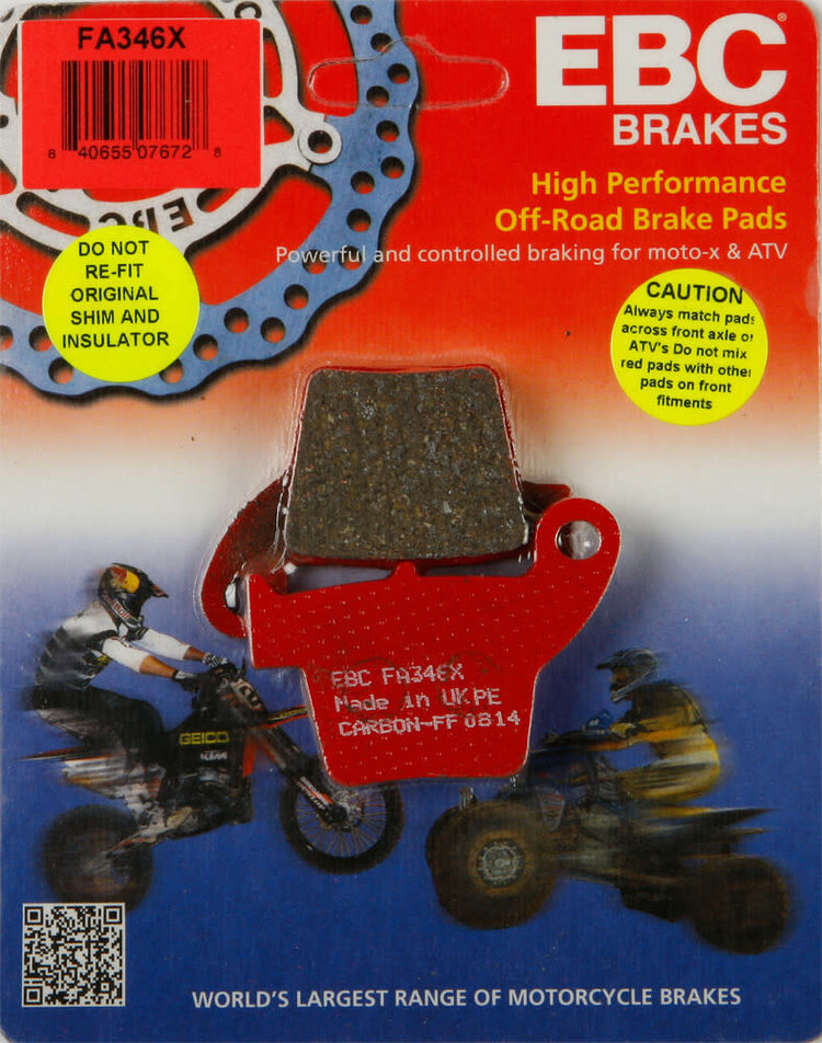 EBC BRAKE PADS FA346X