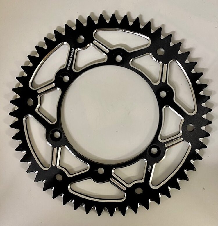 CHT CHIARAVALLI CHIARAVALLI REAR SPROCKET 48T KTM/HUSQ/GASGAS BIG BIKE BLACK