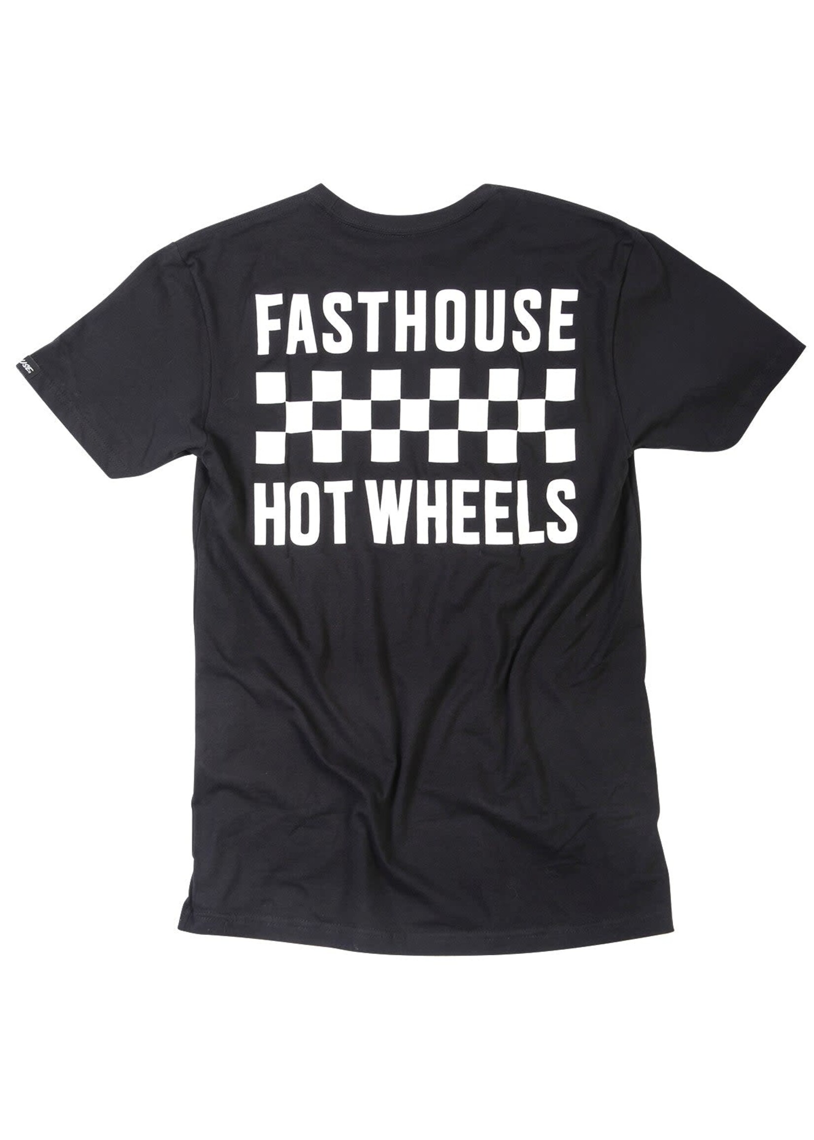 FASTHOUSE Fasthouse Stacked Hot Wheels Tee, Black