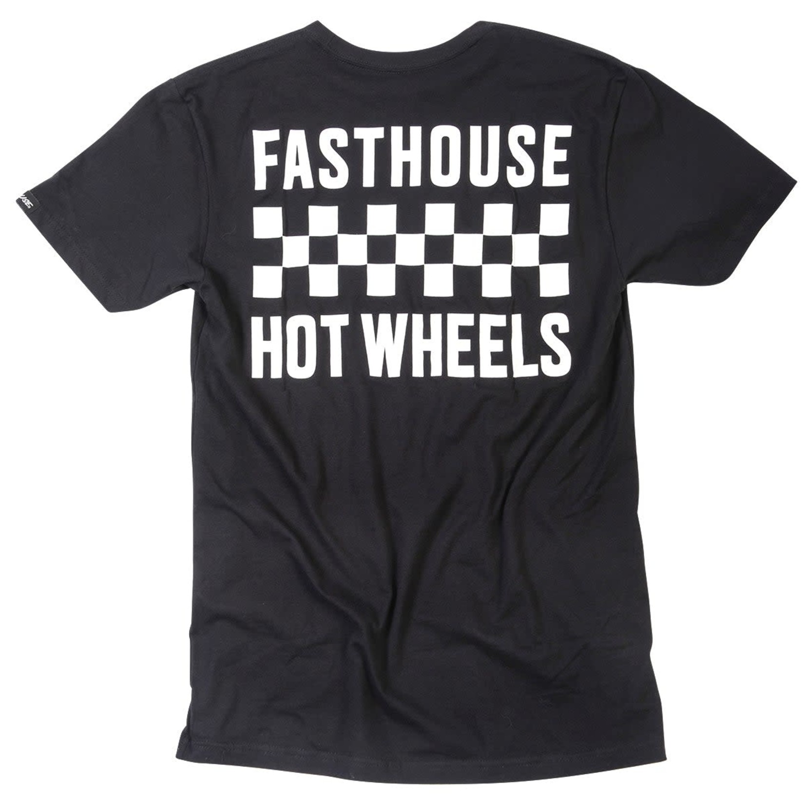 FASTHOUSE Fasthouse Stacked Hot Wheels Tee, Black