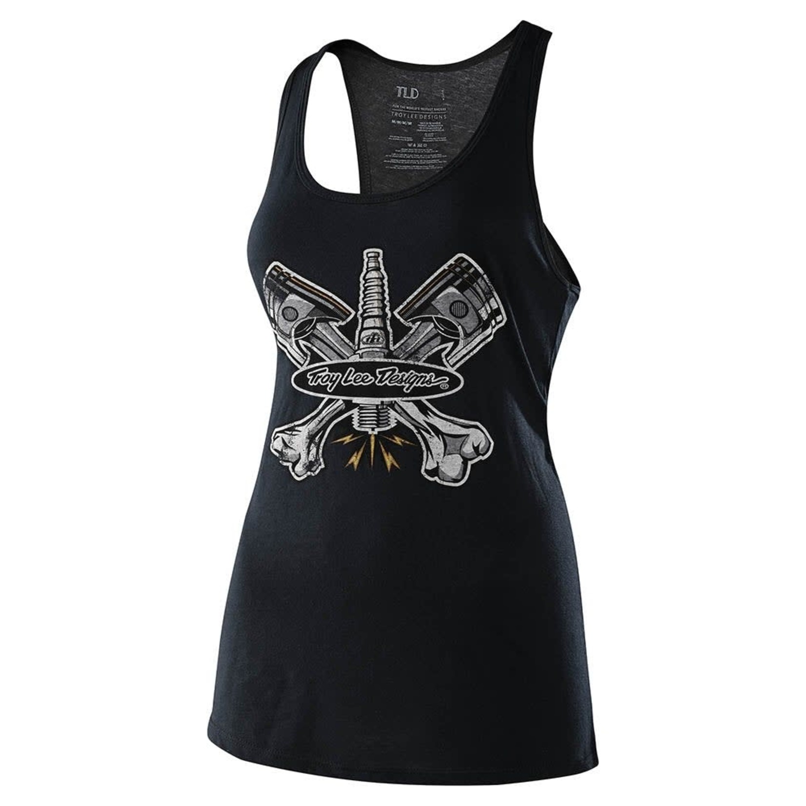 TROY LEE DESIGNS Pistonbone Womens Tank, Black