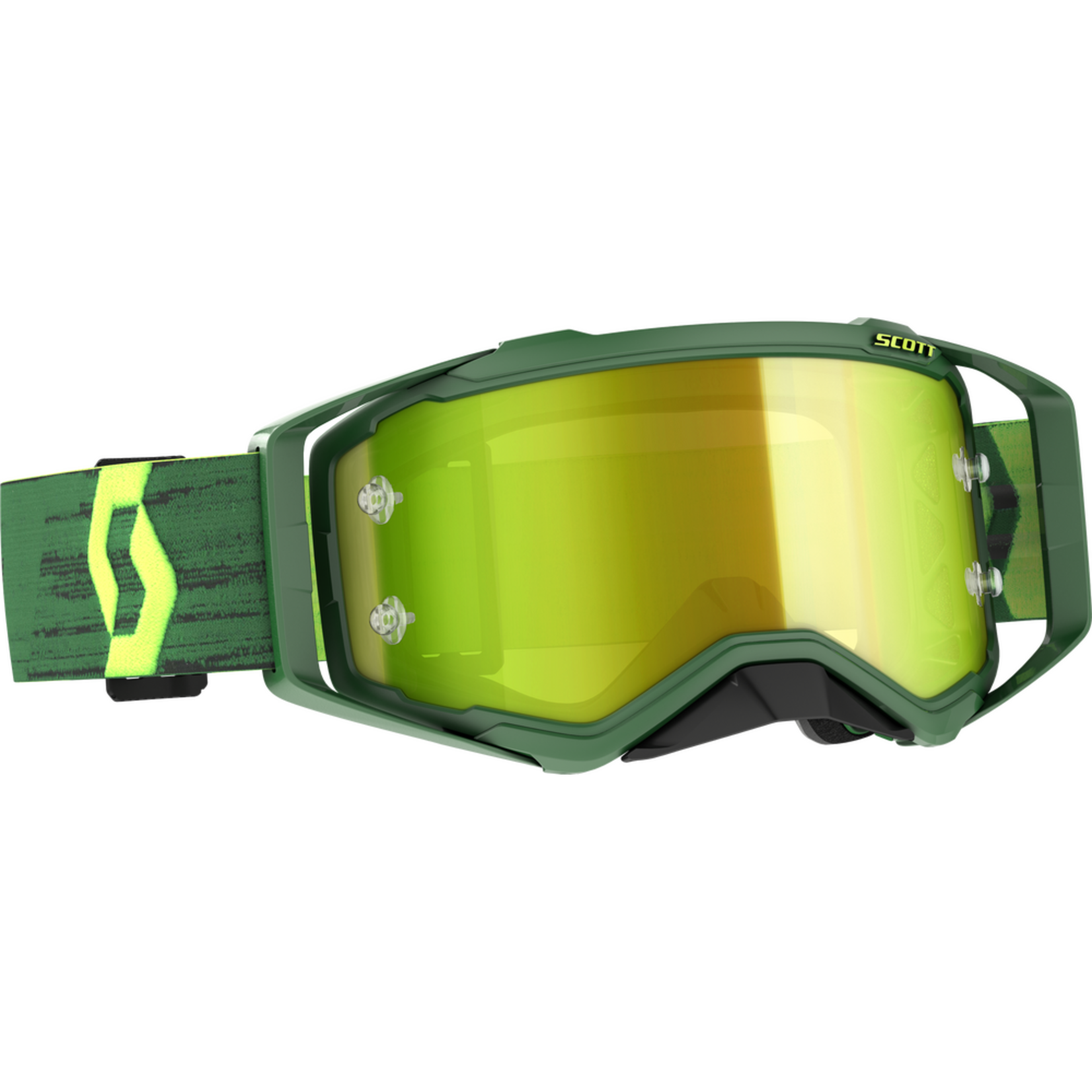 SCOTT PROSPECT GOGGLE GREEN/ YELLOW W/YELLOW CHROME WORKS