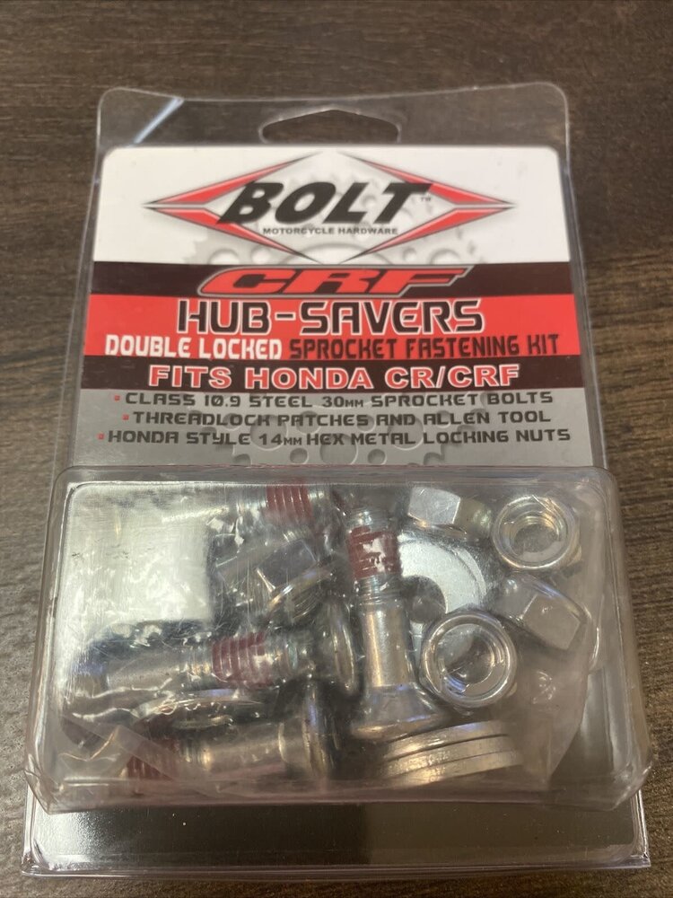 BOLT HONDA SPROCKET BOLTS FASTENER W/FUGI LOCKING NUTS