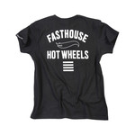 FASTHOUSE Youth Major Hot Wheels Tee, Black