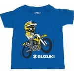 FACTORY EFFEX Suzuki Dirt Bike Toddler Tee, Royal Blue