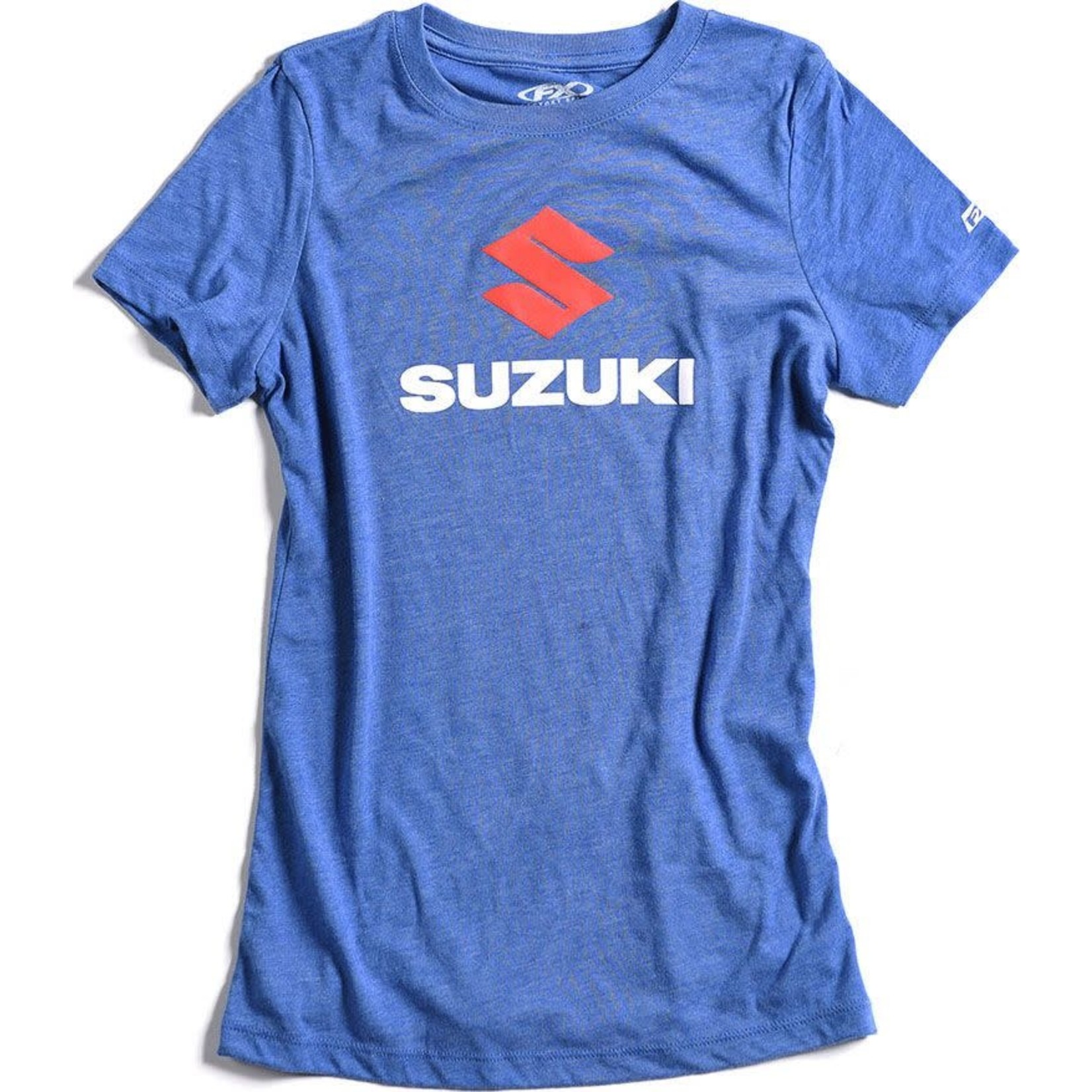SUZUKI Suzuki Stack Womens T-Shirt, Vintage Royal
