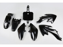 UFO CRF 110 19-21Plastic Kit Black (HOKIT124001)