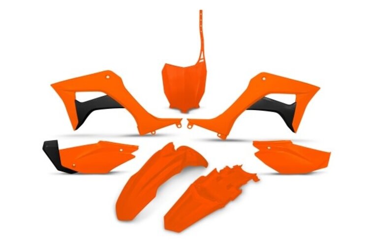 UFO CRF 110 19-20 Plastic Kit Flo-Orange (HOKIT124FFLU)