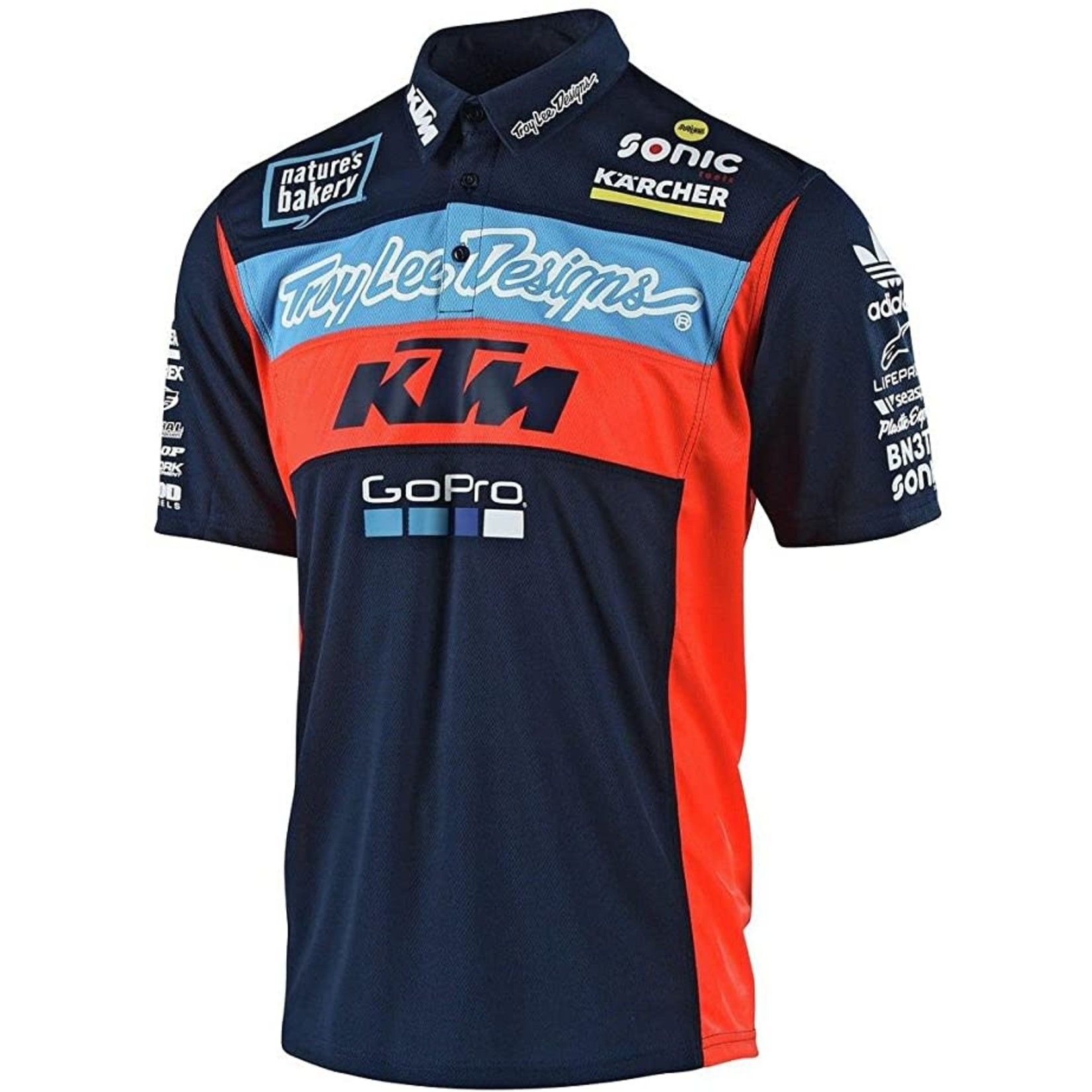 TROY LEE DESIGNS 706644376 18 TLD KTM team Pit Shirt Navy