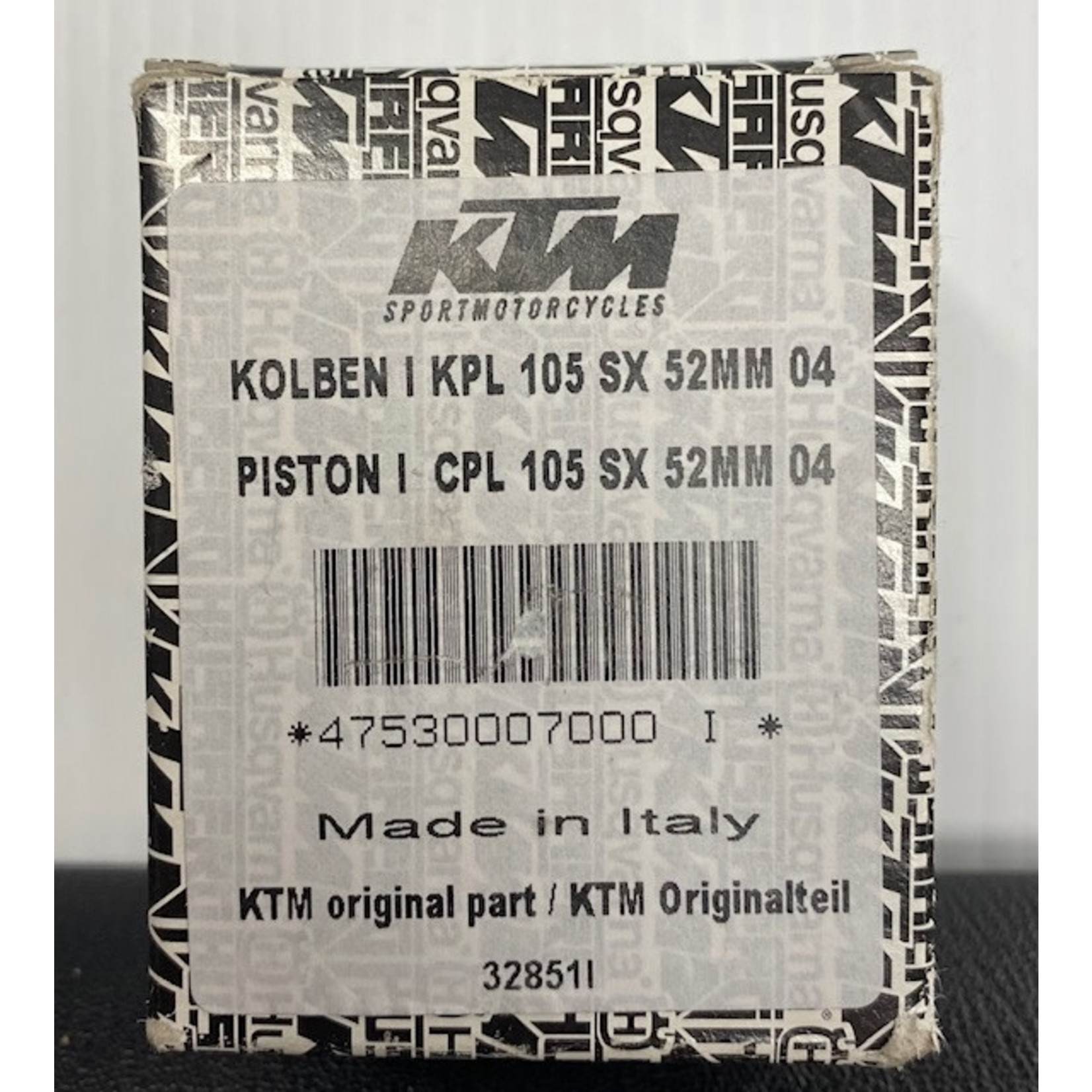 KTM 2011-2017 KTM 105 SX 105sx Piston 52mm OEM 47530007000 I