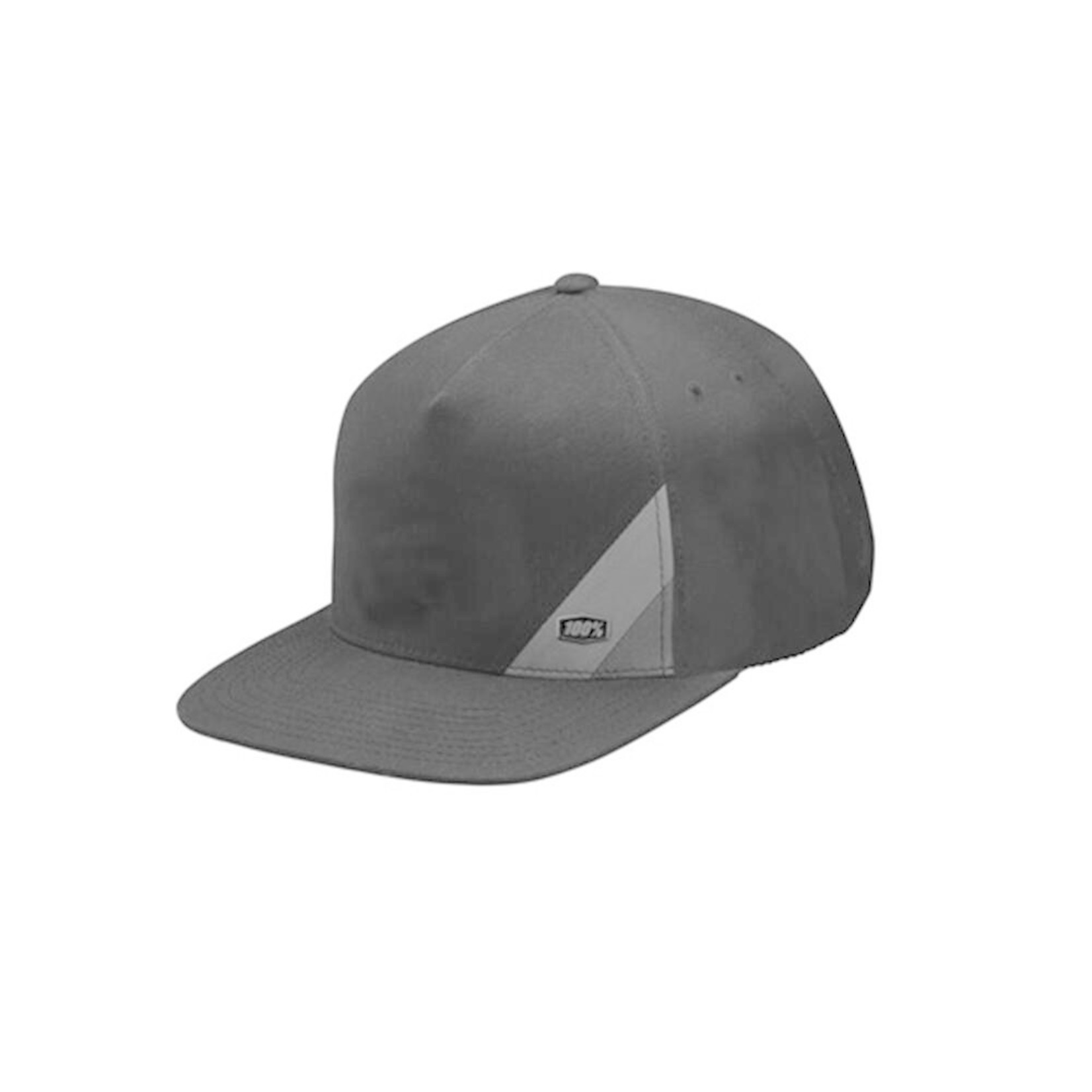 100% 100% WAXED Snapback Hat Black