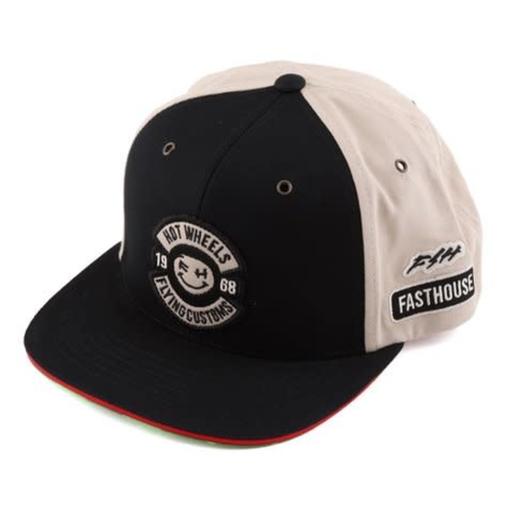 FASTHOUSE YOUTH Dash Hot Wheels Hat [Black/Natural] [OS]