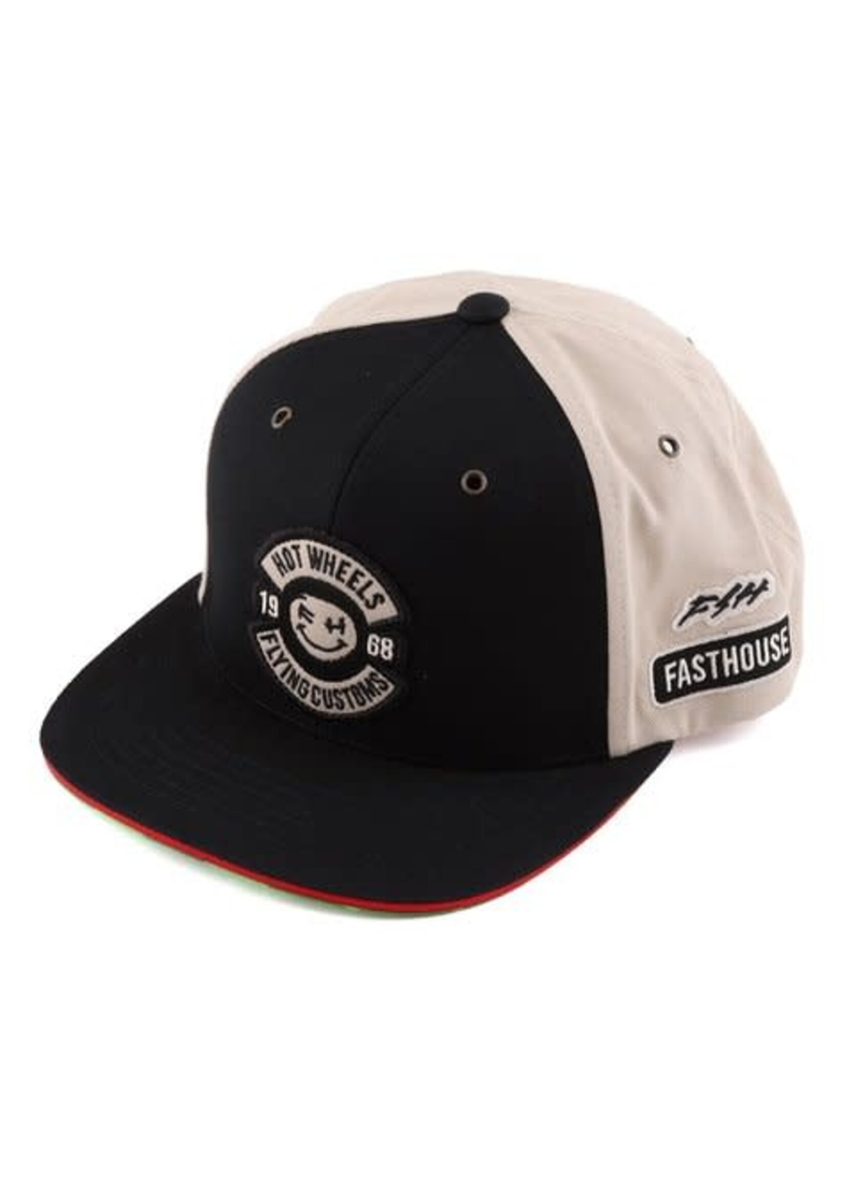 FASTHOUSE YOUTH Dash Hot Wheels Hat [Black/Natural] [OS]