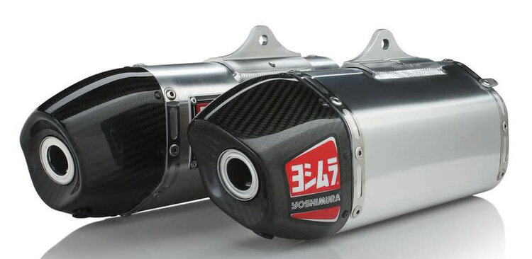 YOSHIMURA 228422H320 RS-9 DUAL EXHAUST SLIP-ON HONDA CRF250R '14-'17