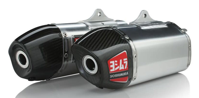 YOSHIMURA 225820H320 YOSHIMURA RS-9 DUAL EXHAUST SYSTEM HONDA