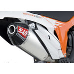 YOSHIMURA RS-4 HEADER/CANISTER/END CAP EXHAUST SLIP-ON SS-AL-CF