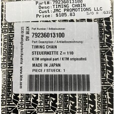 KTM / GASGAS / HUSQVARNA 79236013100 TIMING CHAIN KTM 250SXF, TC250F, MC250F