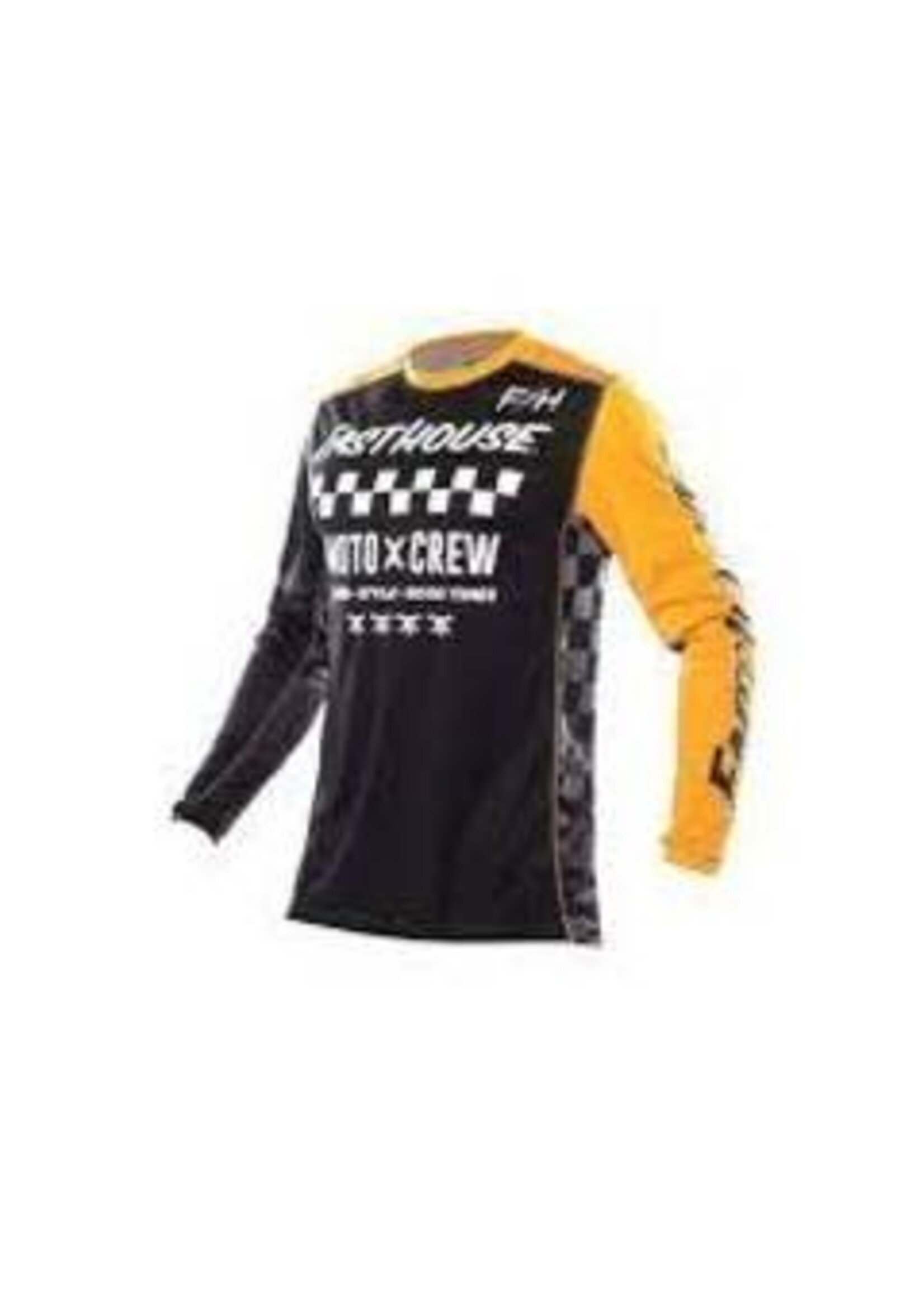 FASTHOUSE Grindhouse Alpha Jersey, Black/Amber