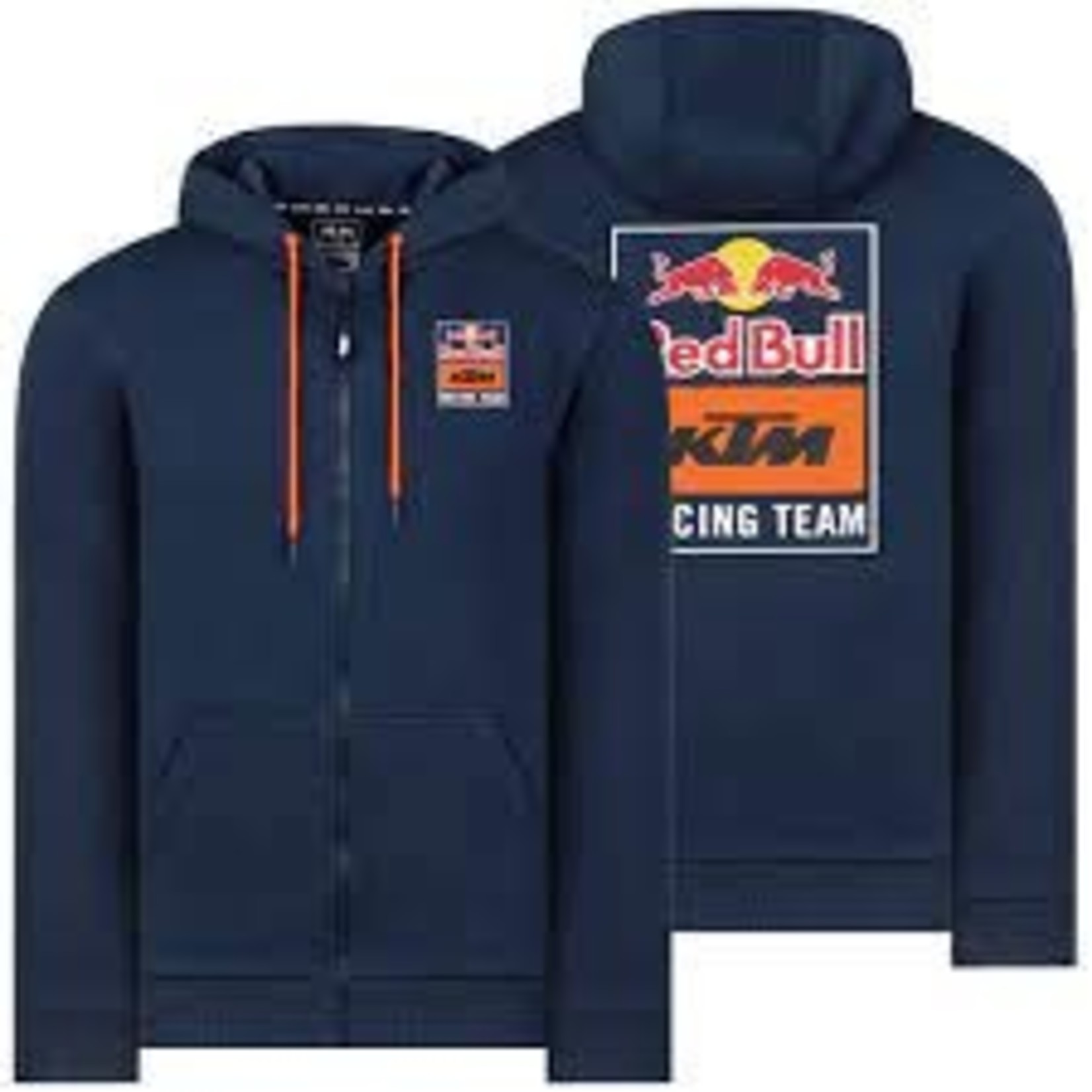 Red Bull Zip Hoodie KTM Official Teamline Navy/Orange